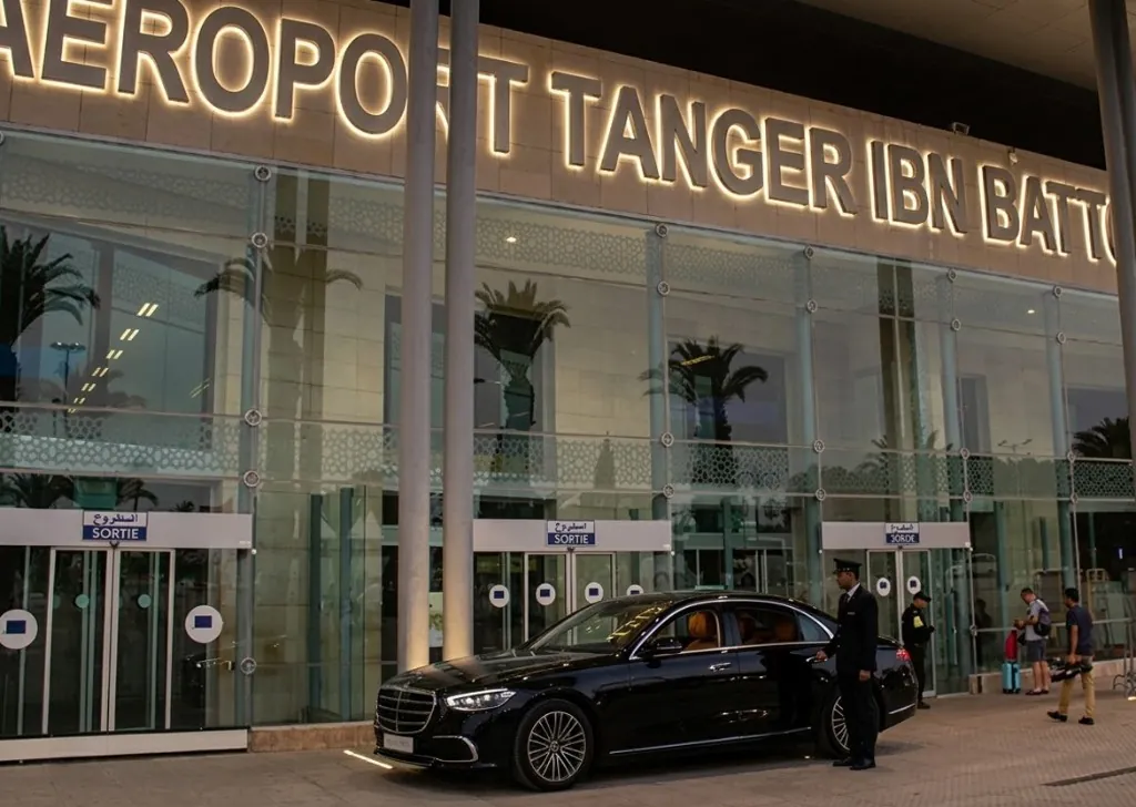Tangier Airport Transfer – Mercedes S-Class Chauffeur Pickup at Ibn Battouta Airport